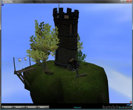 "Rapunzels Tower" Blender 3D built custom room for IMVU