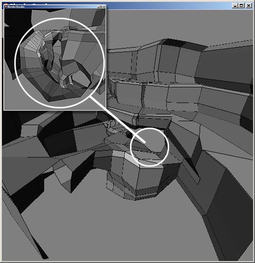 features added to the mesh