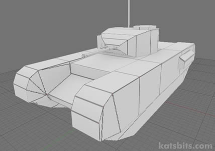 Churchill Tank ase model