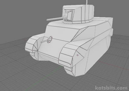 M5A1 Tank ase model