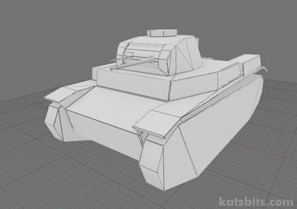 Panzerk II Tank ase model