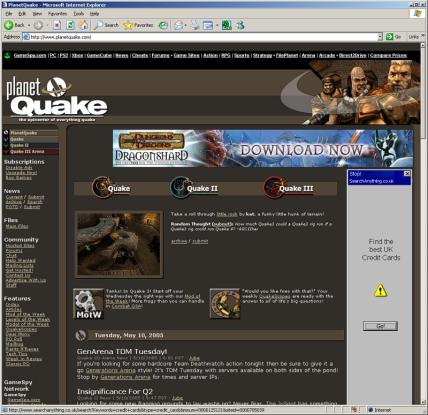 kat1024 as PoTD at PlanetQuake