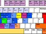 Download Blender 2.5 hotkey layout chart