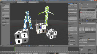 Blender 3D IMVU furniture template file