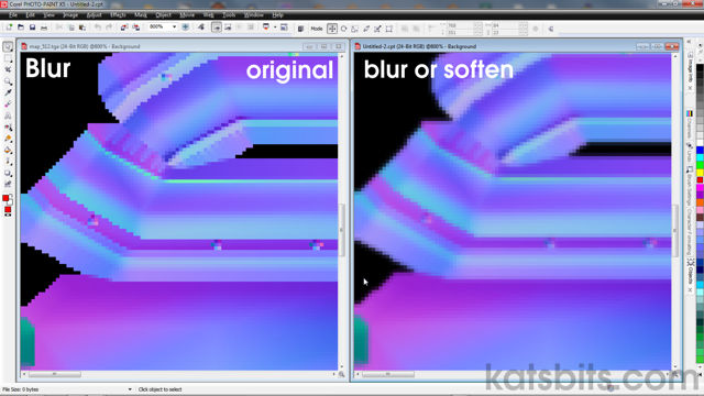 Fixing Normal maps - image editor 'blur' (soften)