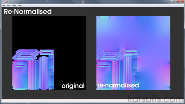 Fixing Normal maps by re-normalisation (nJob)