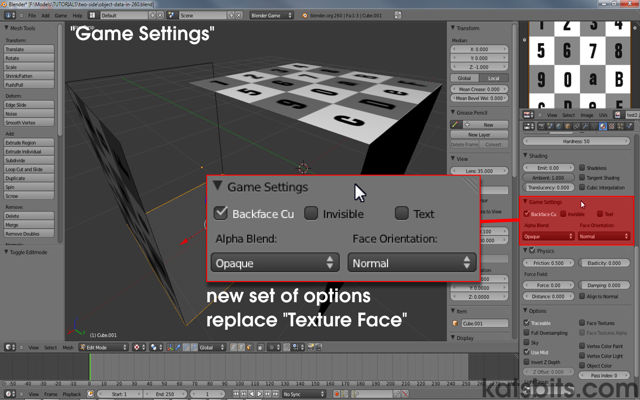 Activating "Backface Culling" to disable two-faced rendering