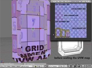 scaling game textures on Blender 3D models