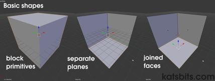 Basic types of object maps can be made from in Blender 2.5