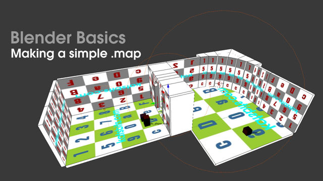 Make a *.map based level in Blender