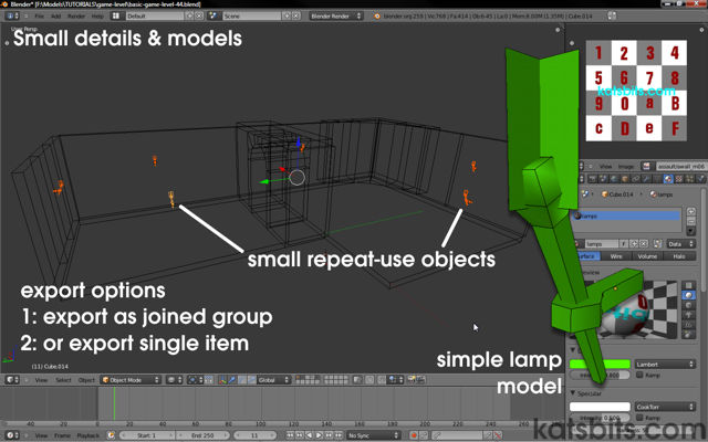 Export small details as models