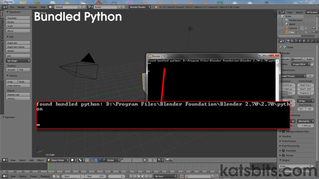 Blender can use it's own internal Python modules
