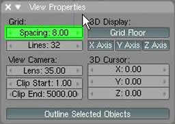 setting up the grid in Blender to match Radiants