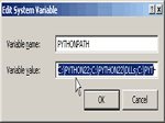 Setting up Blenders Python Path variable in Windows OS