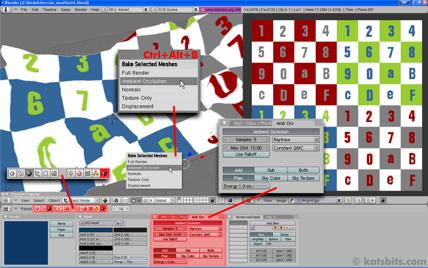 Baking using the default settings can be done - Ctrl+Alt+B to initiate