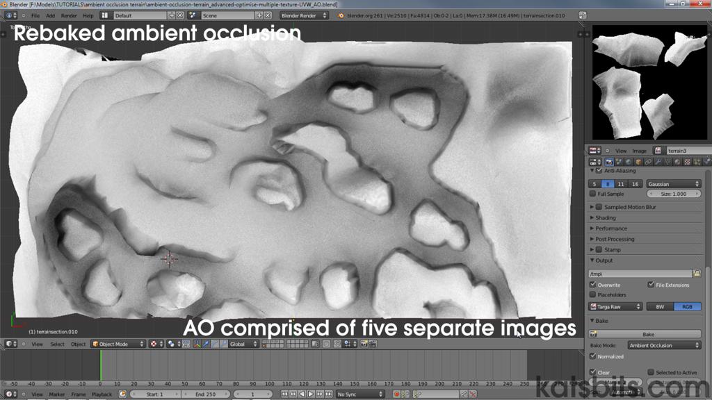 Bake Ambient Occlusion Maps in Blender
