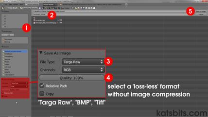 Using the "Browser" to save the baked ambient occlusion map