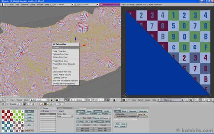 In "Textured" view the UVW map for the mesh is generated - UVW mapping is now done in EDIT mode