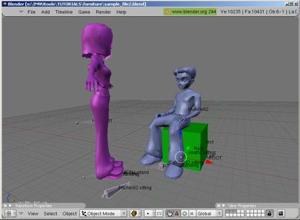 Making furniture items for IMVU with Blender 3D