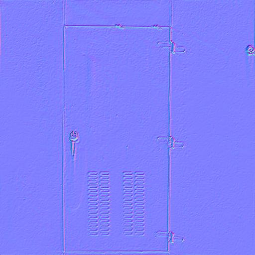 the normalmap results from just the photograph