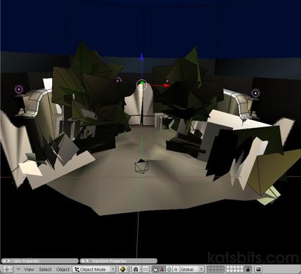 Lighting a mesh, shown in 'Shaded' (lit) mode in Blender, isn't directly converted for use in IMVU