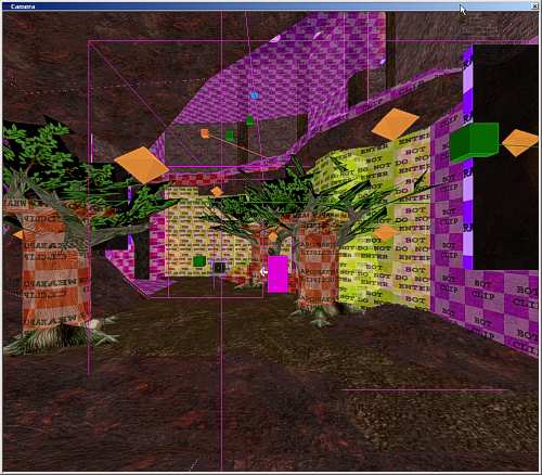 DNE clipping behind objects