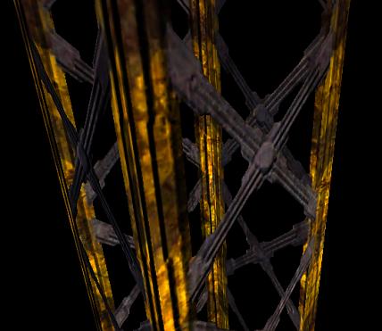 render of girder with all layers in place in Doom 3