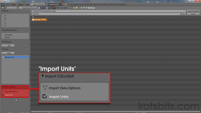 Activate "Import Units" to make sure mesh is correctly sized