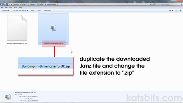 Duplicate and change the file extension to ".zip"