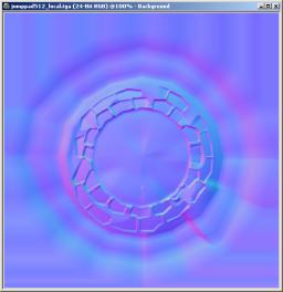 Quake 4 normal map