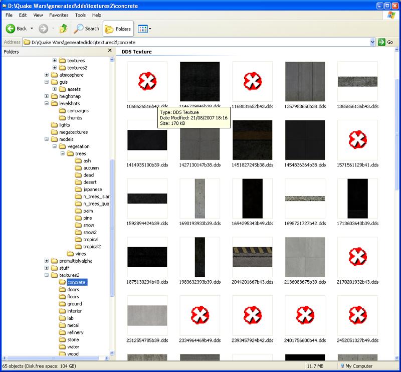 Quake Wars DDS textures and