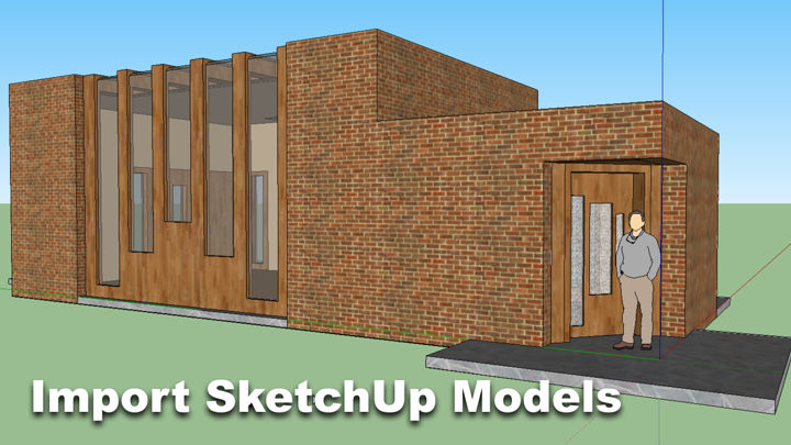 Importing Google SketchUp models into Blender