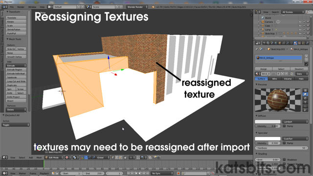 Reassigned texture