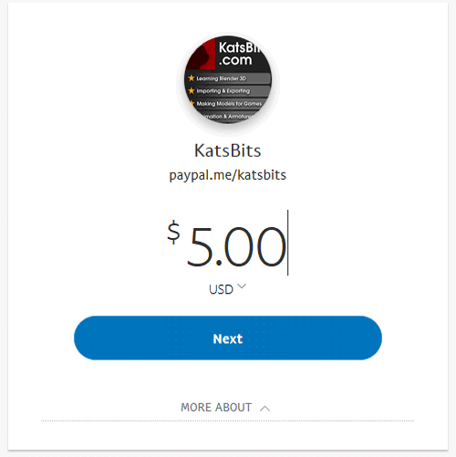 Support KatsBits through PayPal.me