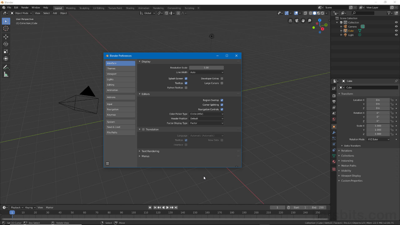 is User Preferences? – Blender Knowledgebase