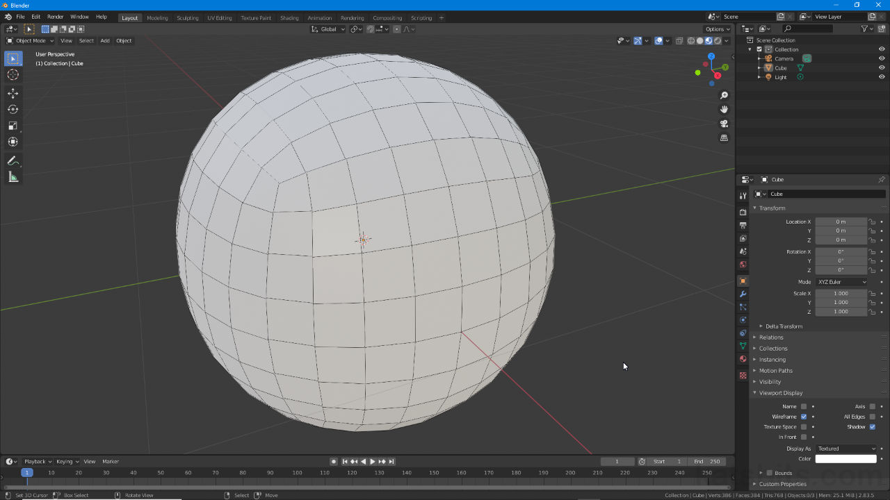 Scene Information & Status Bar in Blender 2.8+