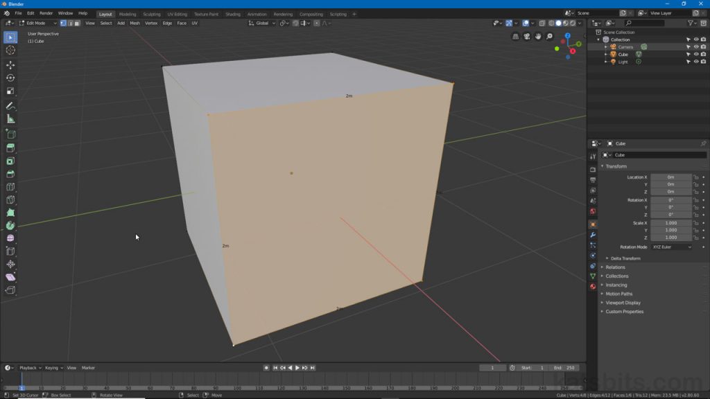 Measure Distance (Numerics) Blender Knowledgebase