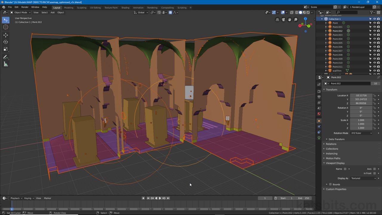 Using Border Select in Blender 2.8