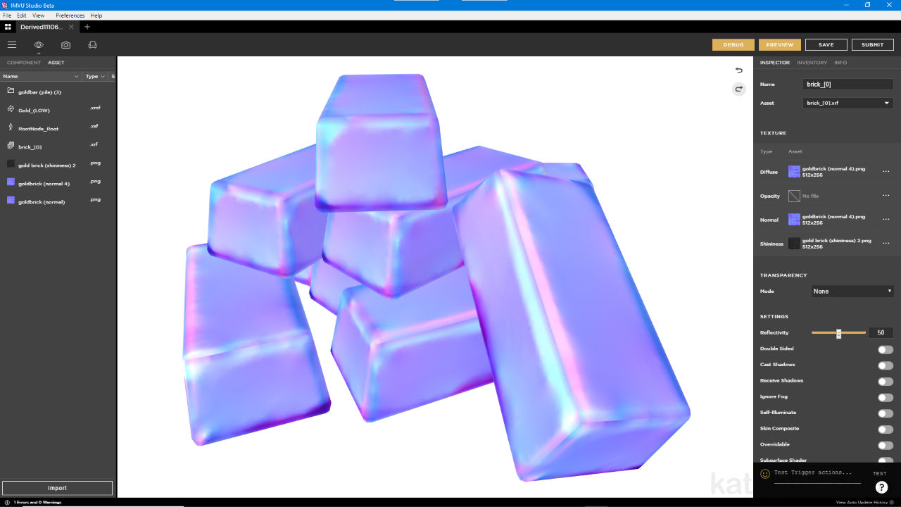 Making Normal Maps for IMVU Studio