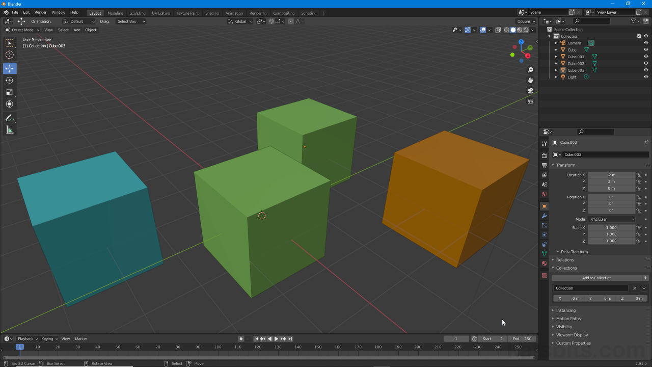 Collections (not Groups) in Blender