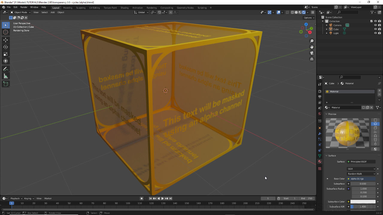 Transparency & Blender Knowledgebase