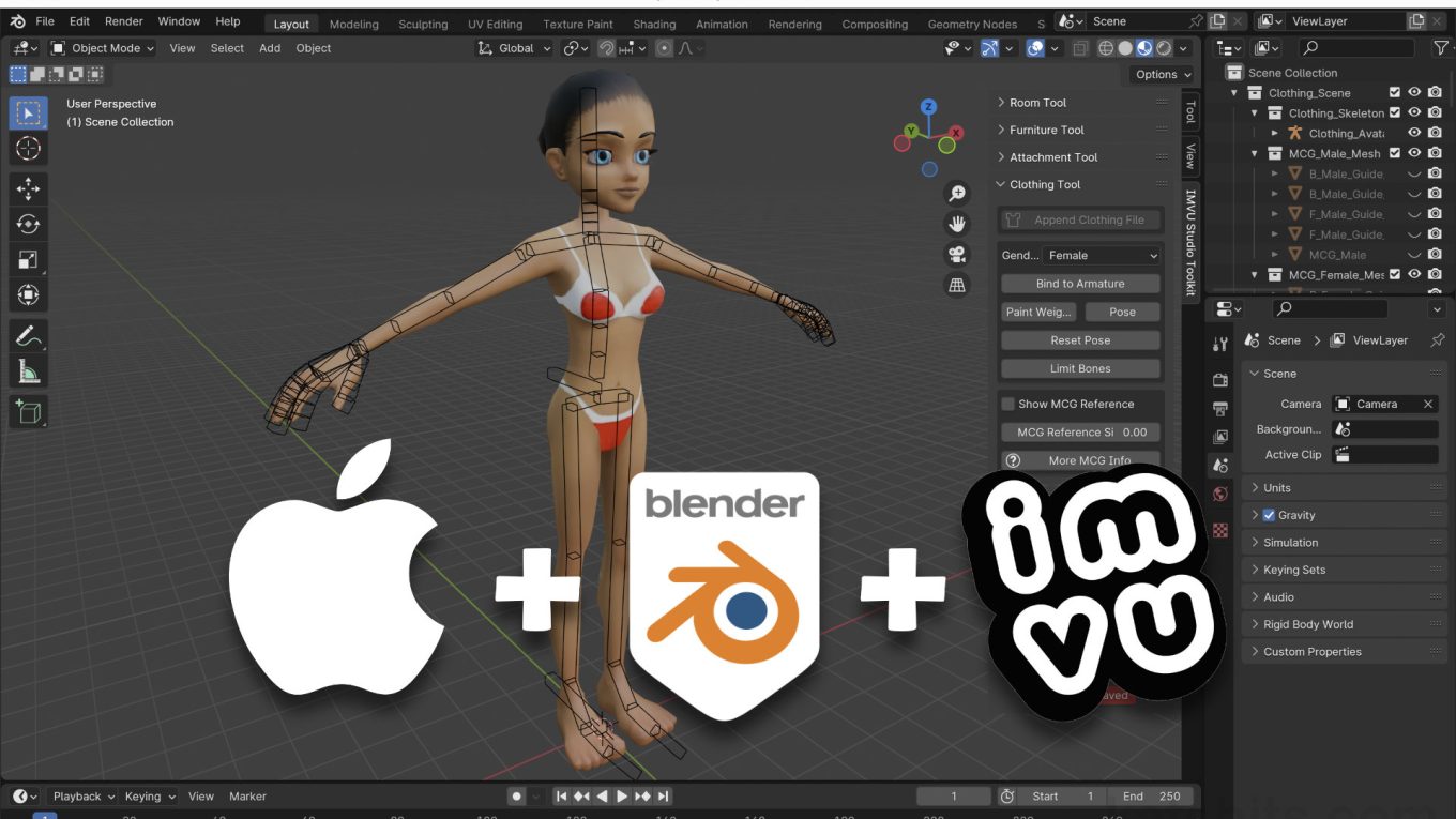 Installing IMVU Toolkit for Blender 4 on MacOS (MacBook)