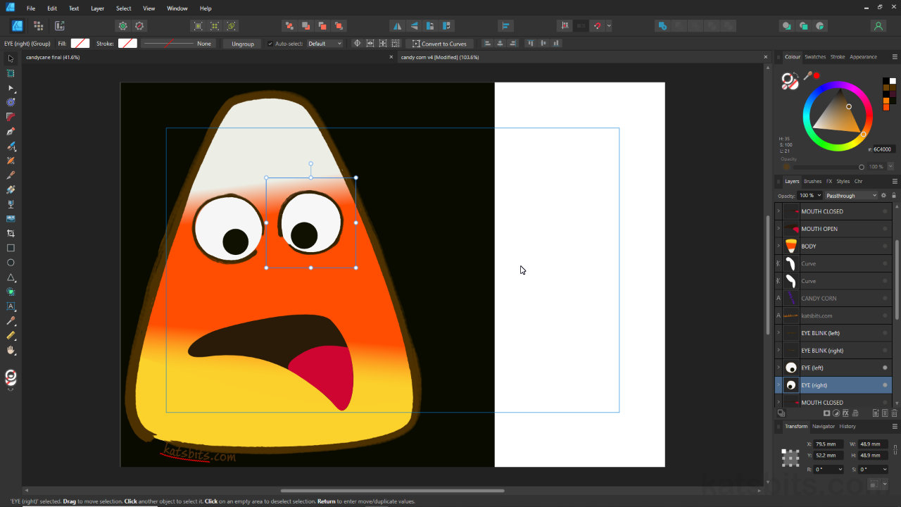 PNGtuber - Make a Toon Style Candy Corn Avatar