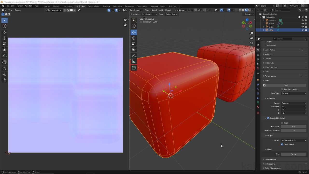 Texture Bake Overview for Blender 4.3