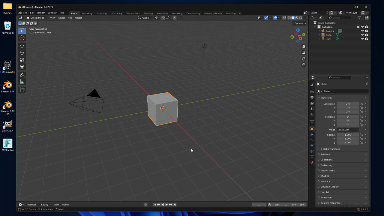 Windows 11 - Installing Blender 4.5 LTS