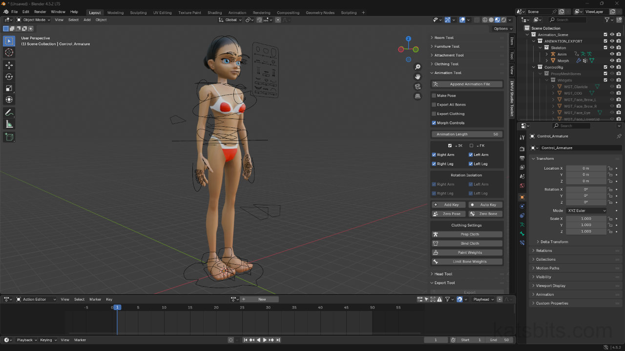 Install IMVU Toolkit for Blender 4.5 LTS on Windows 11