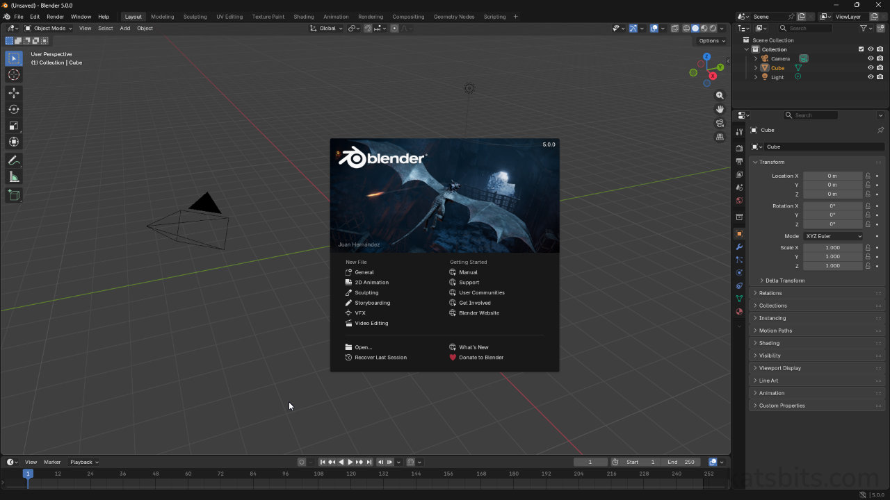 Installing Blender 5.x on Windows 11