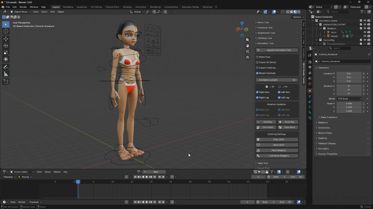 Installing IMVU Toolkit to Blender 5.0