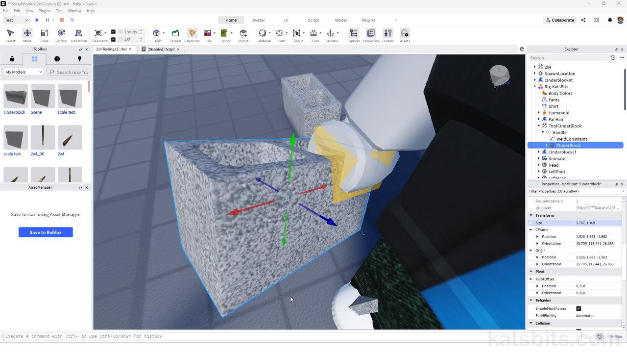 Fixing Mesh Orientation Issues in Roblox