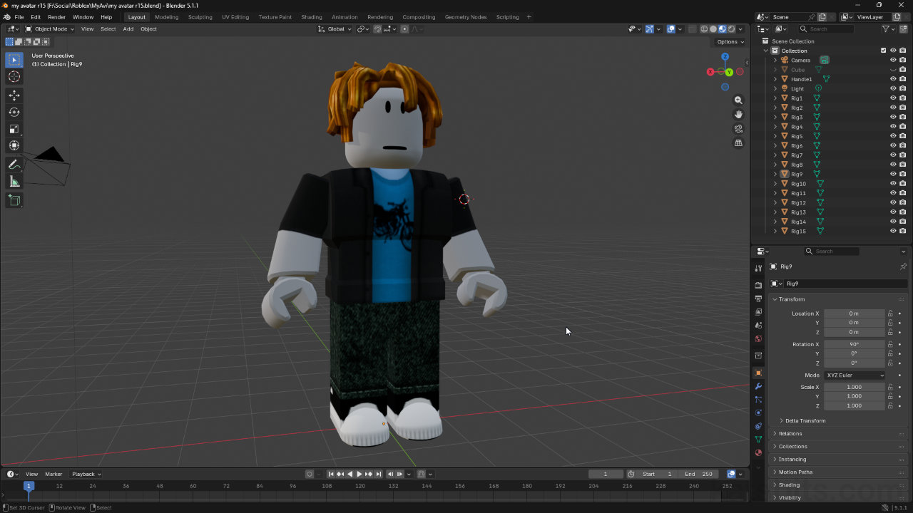 How to import Roblox Avatars into Blender 3D